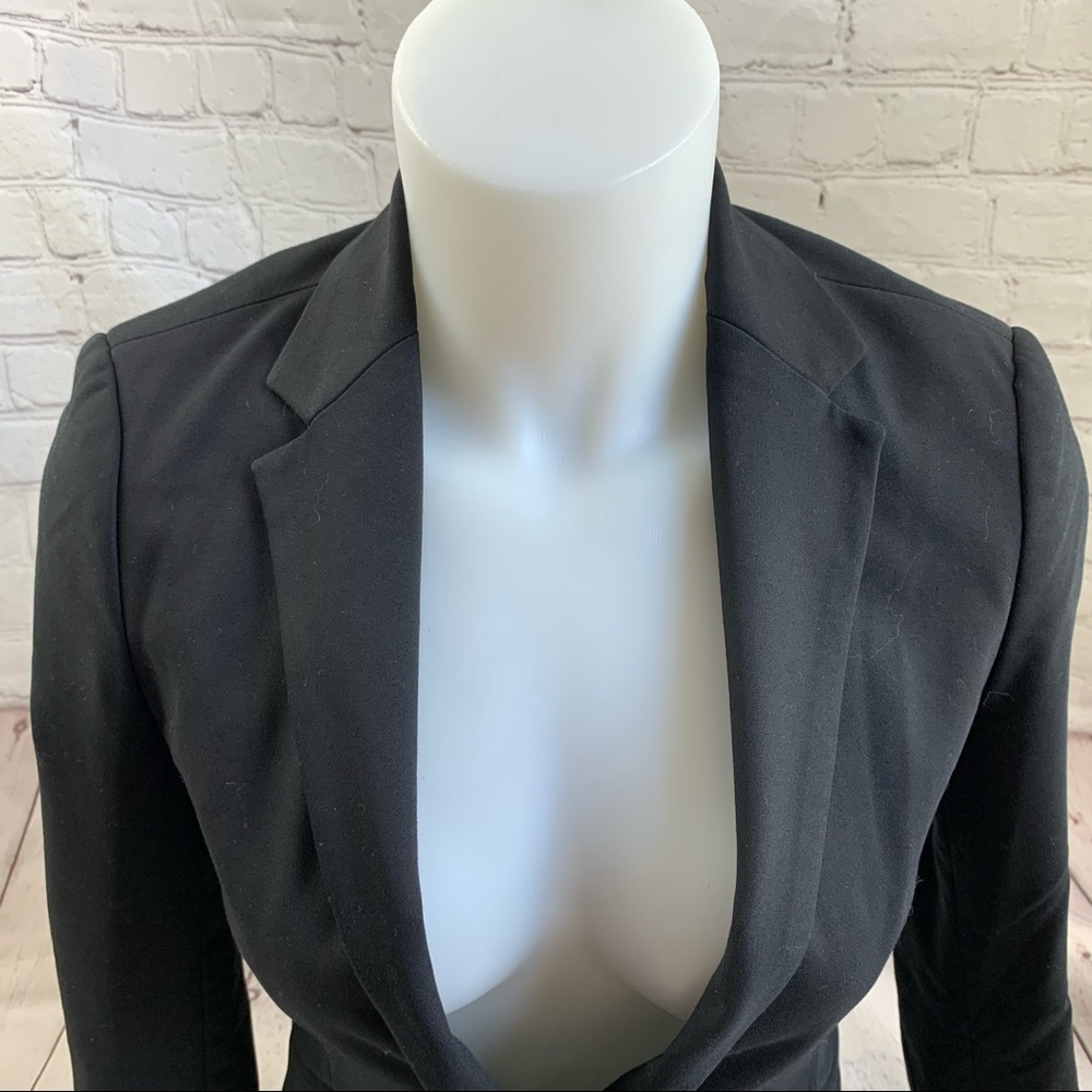 Zara Basic Black Blazer Jacket - image 2